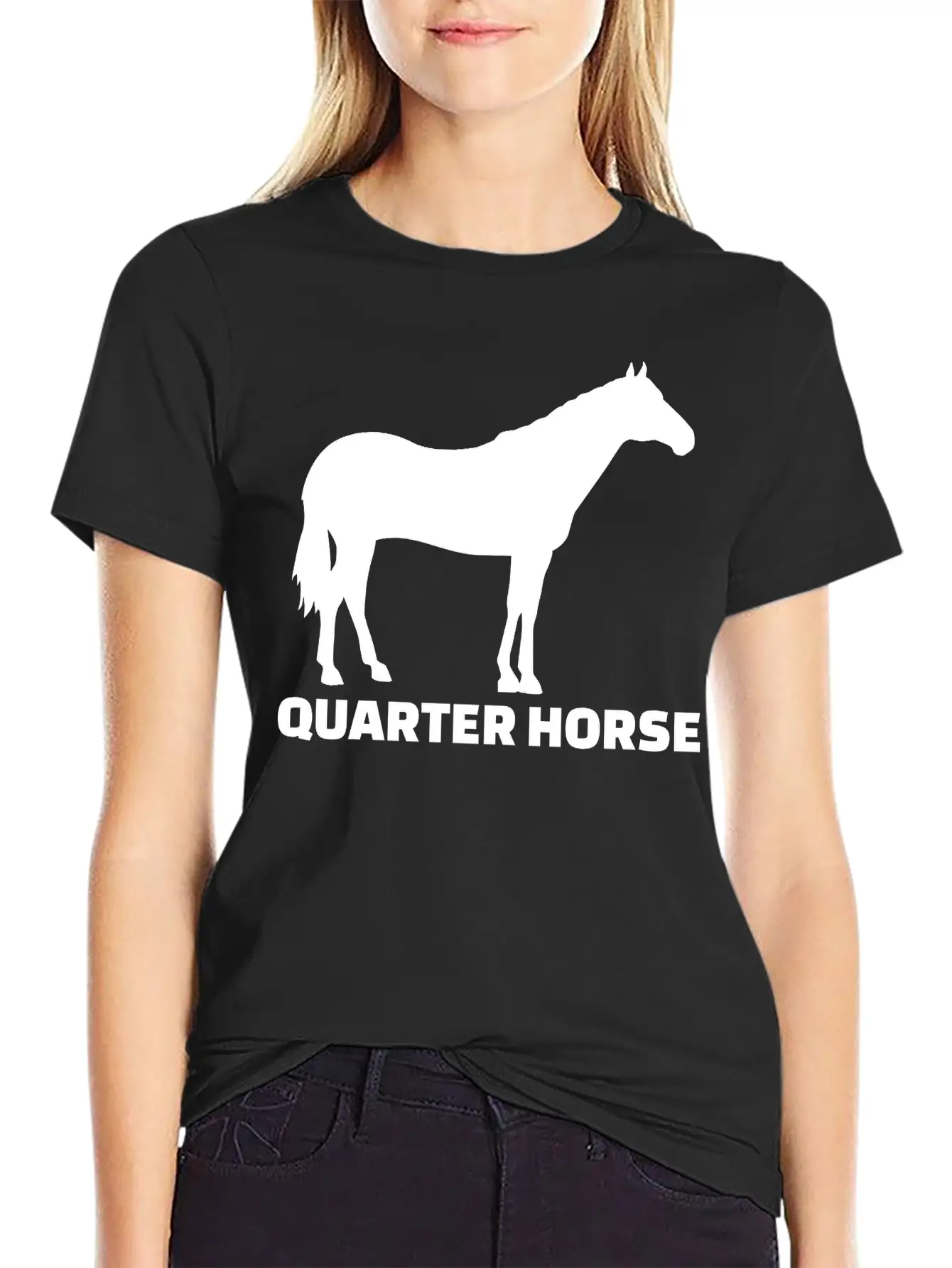 Horse Essential Cotton Tee For Daily Outfits – Unisex Style