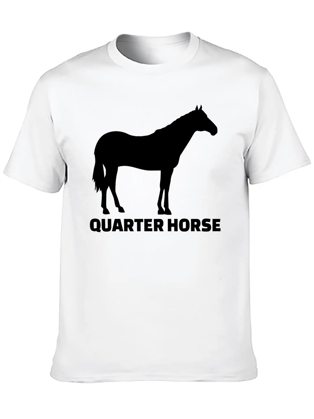 Horse Essential Cotton Tee For Daily Outfits – Unisex Style