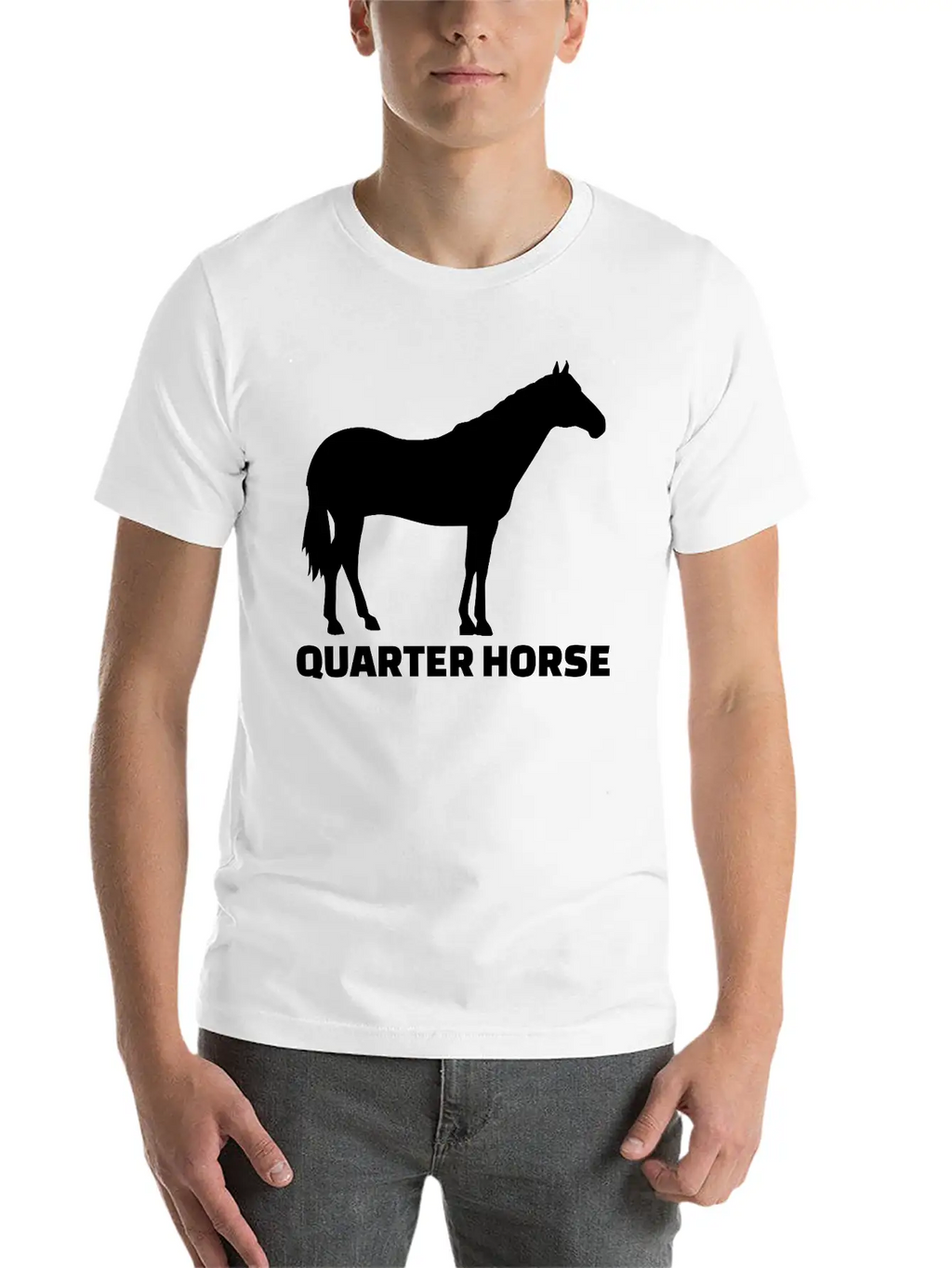 Horse Essential Cotton Tee For Daily Outfits – Unisex Style
