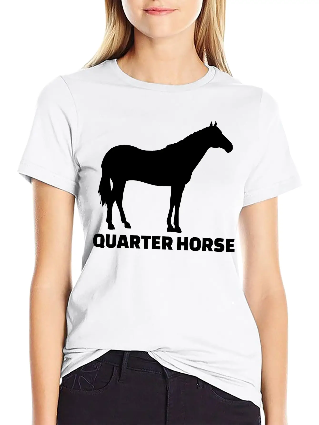Horse Essential Cotton Tee For Daily Outfits – Unisex Style
