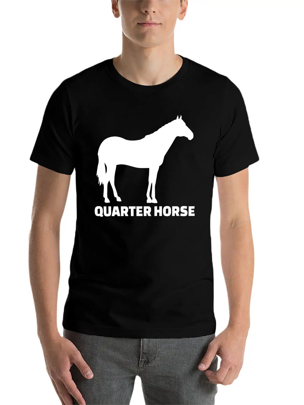 Horse Essential Cotton Tee For Daily Outfits – Unisex Style