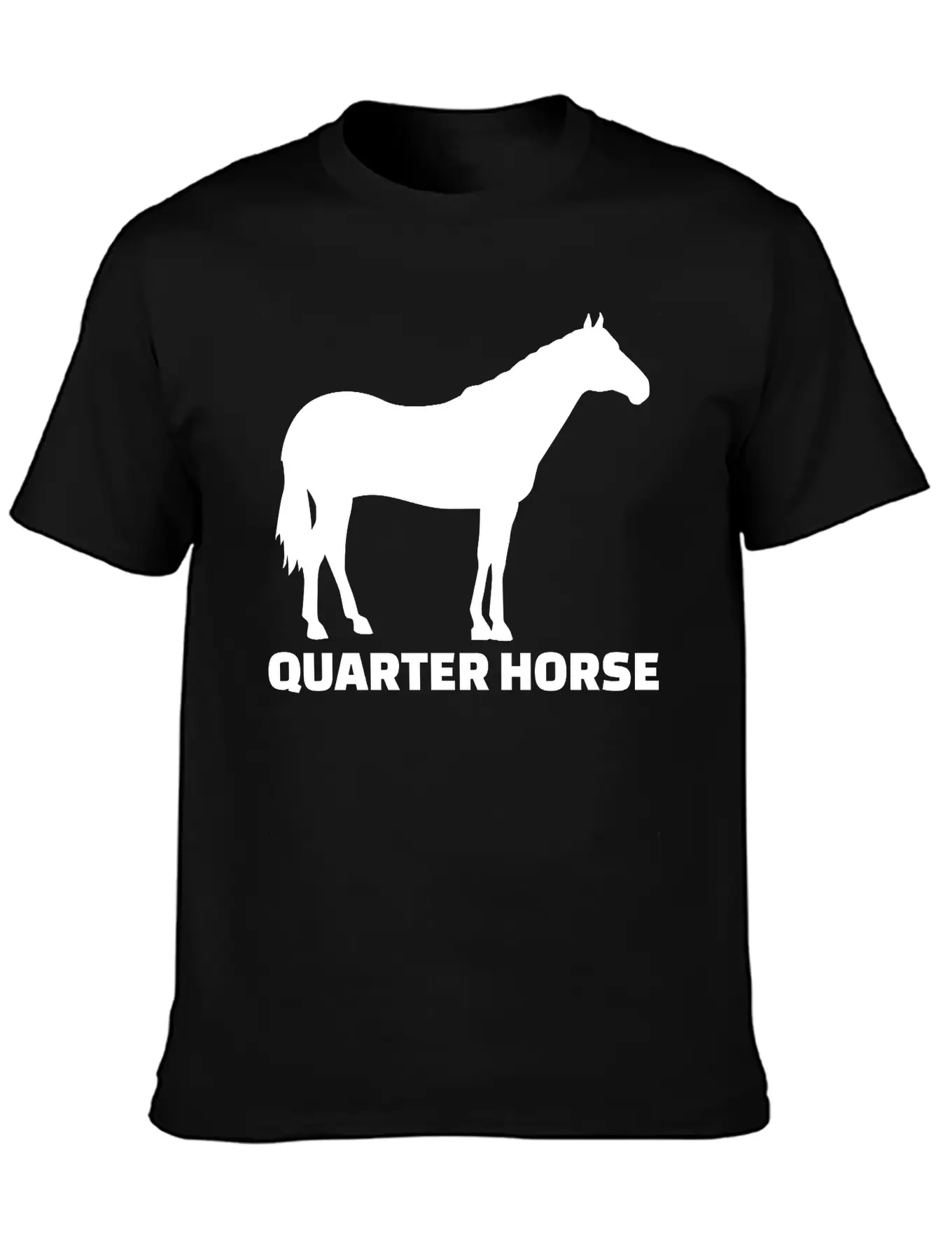 Horse Essential Cotton Tee For Daily Outfits – Unisex Style