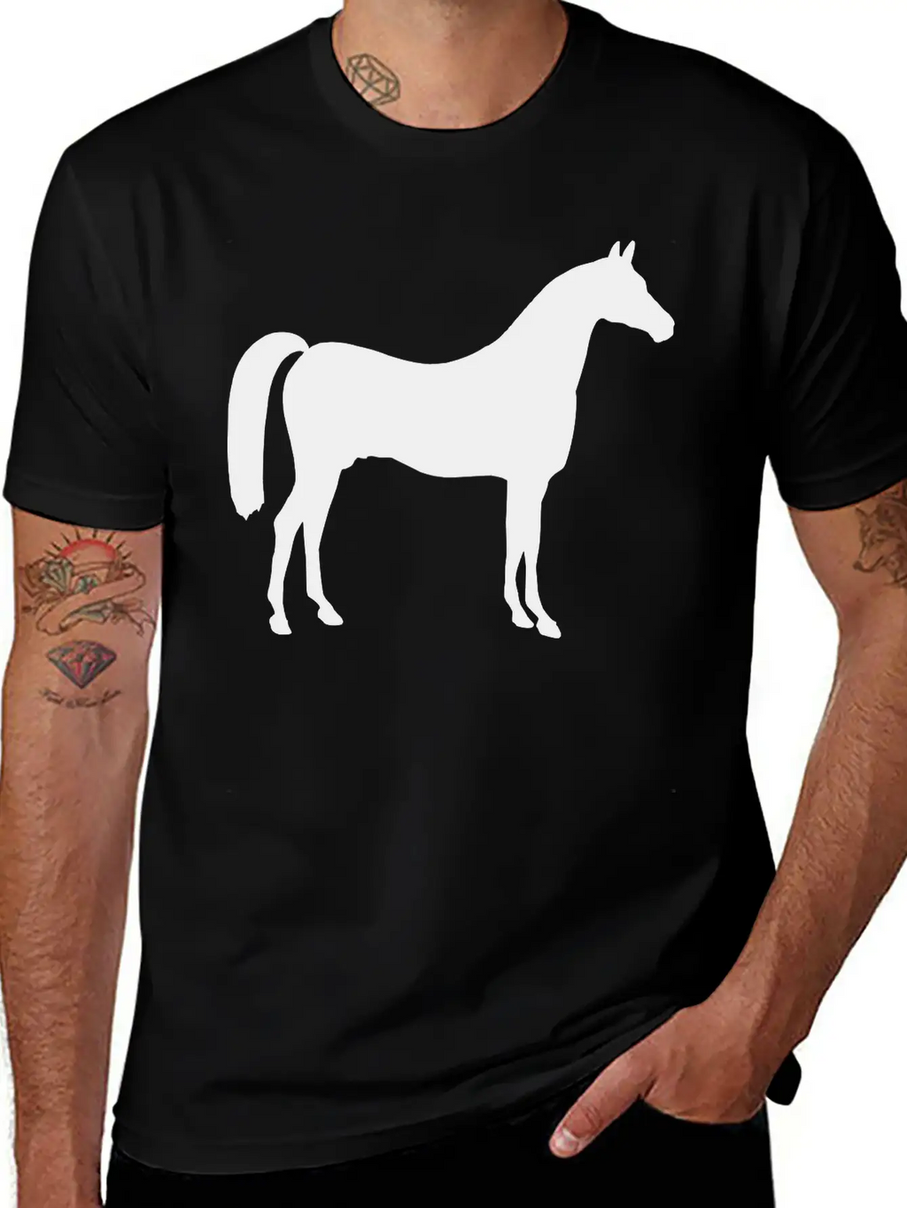 Horse Essential Unisex Summer Tee – Soft Cotton Casual Fit