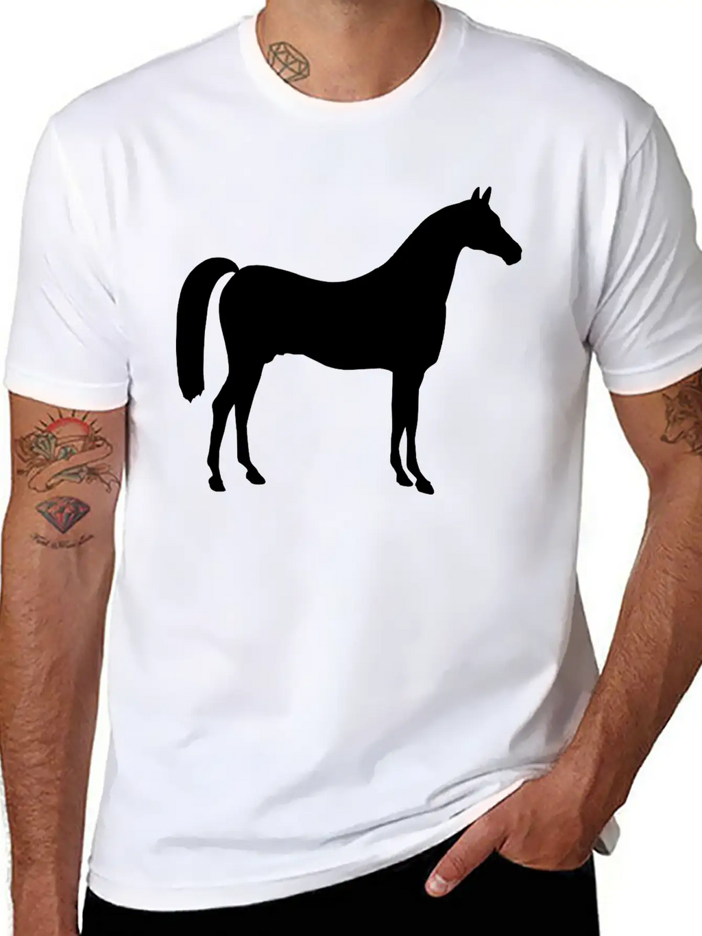 Horse Essential Unisex Summer Tee – Soft Cotton Casual Fit