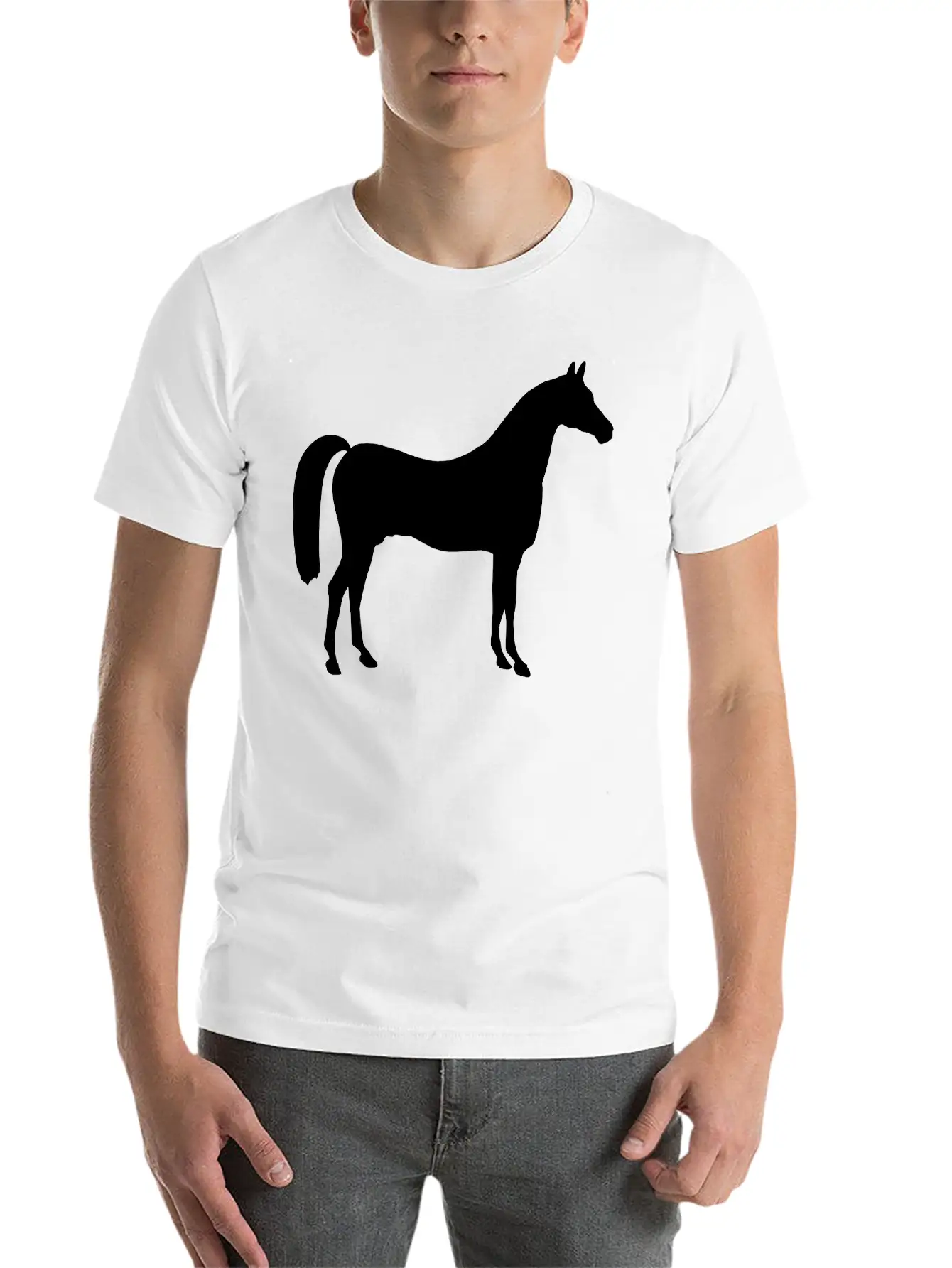 Horse Essential Unisex Summer Tee – Soft Cotton Casual Fit