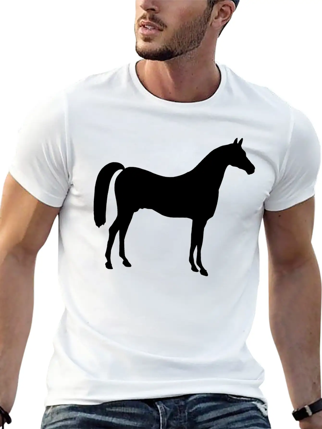 Horse Essential Unisex Summer Tee – Soft Cotton Casual Fit