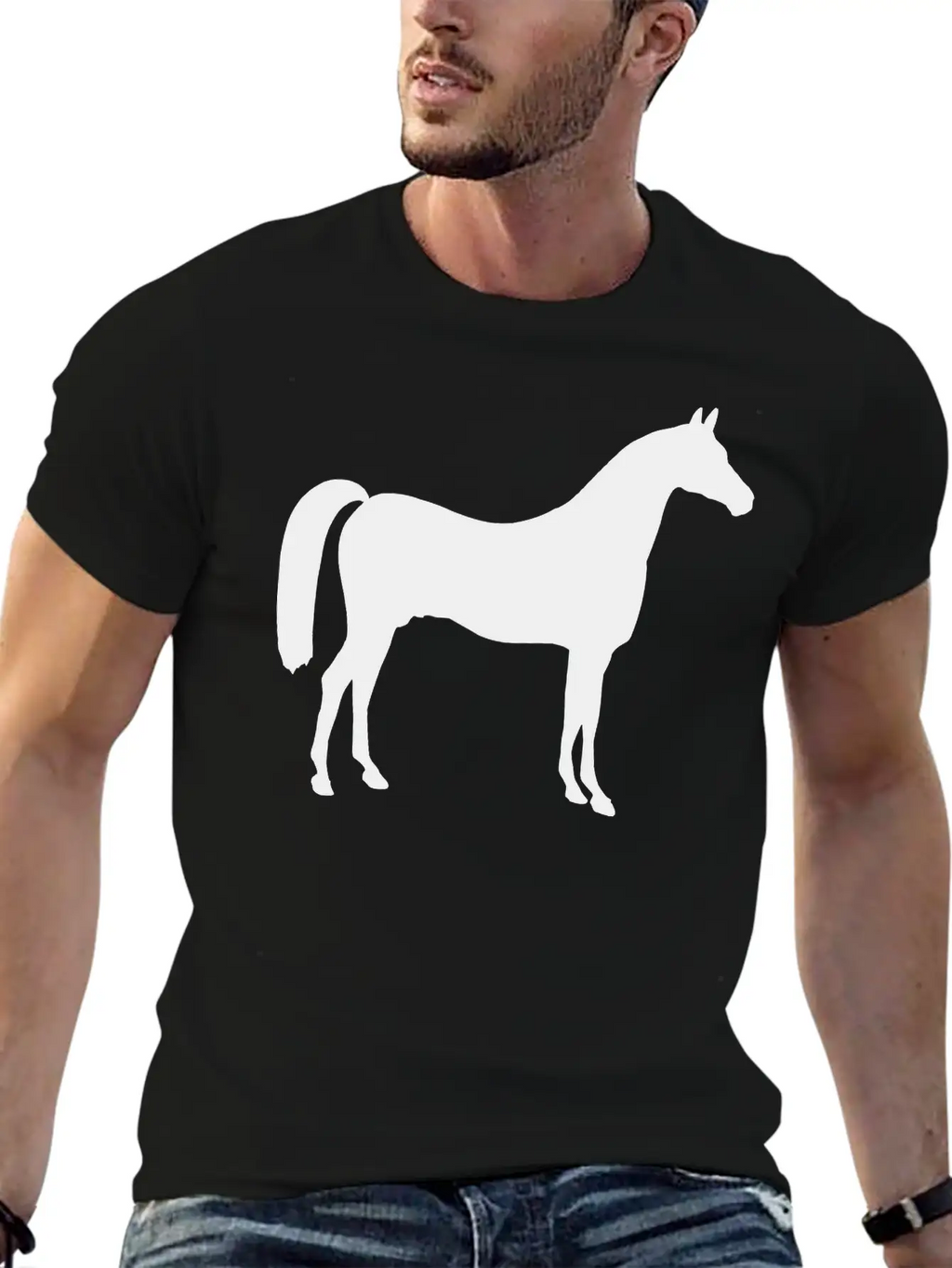 Horse Essential Unisex Summer Tee – Soft Cotton Casual Fit