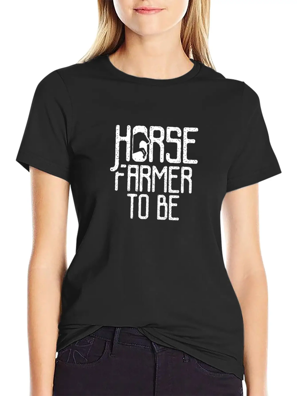 Horse Farmer To Be Horses Farming Breeder Basic Graphic T-Shirt – Daily Comfort In Soft Cotton