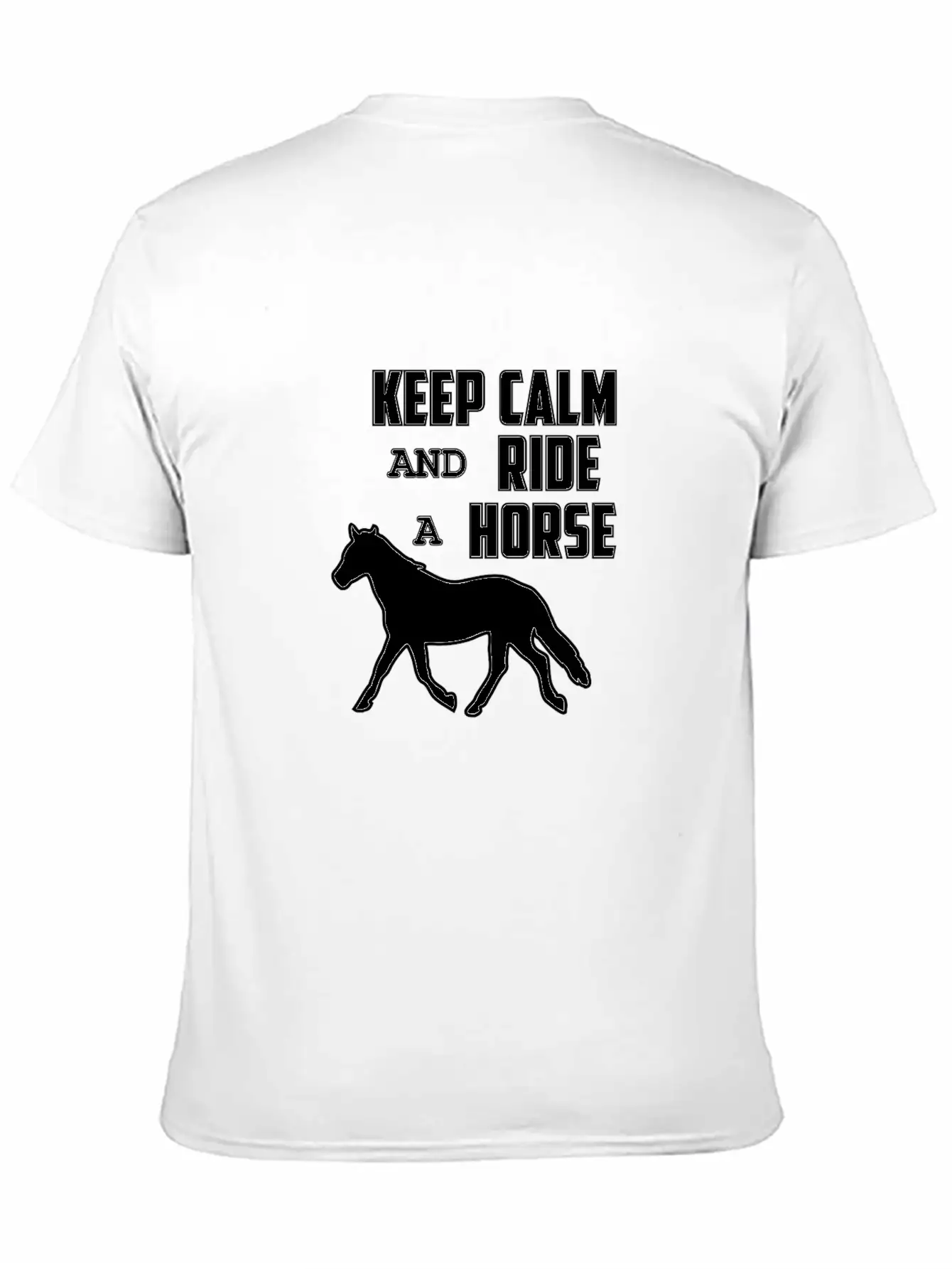 Horse Funny Horse Racing Riding Horses Ride Gift Relaxed Everyday Tee – Lightweight And Durable Cotton