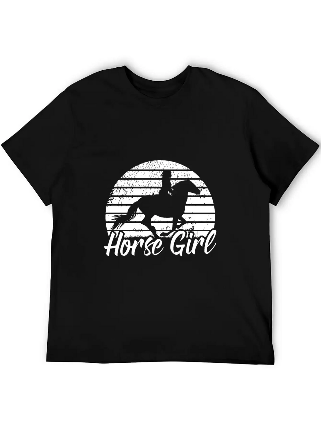 Horse Girl | Horse Riding Horse Rider Gift Idea Timeless Short Sleeve Tee – Comfy And Minimalist Design