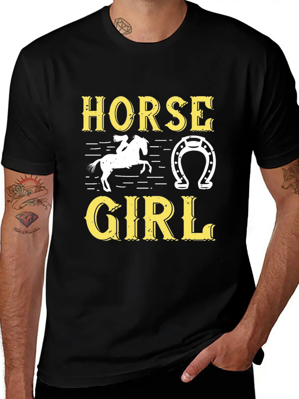 Horse Girl Relaxed Everyday Tee – Lightweight And Durable Cotton