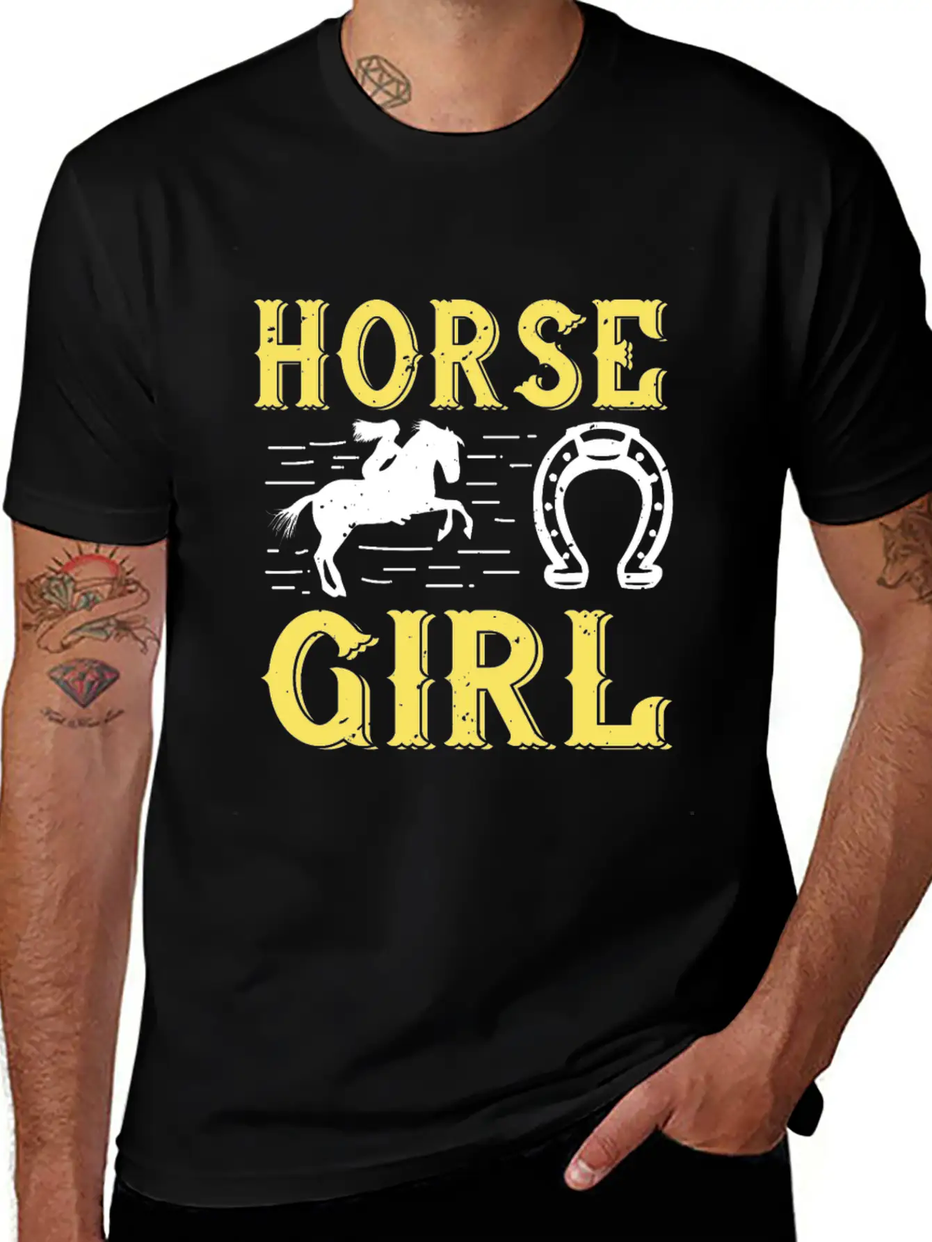 Horse Girl Relaxed Everyday Tee – Lightweight And Durable Cotton