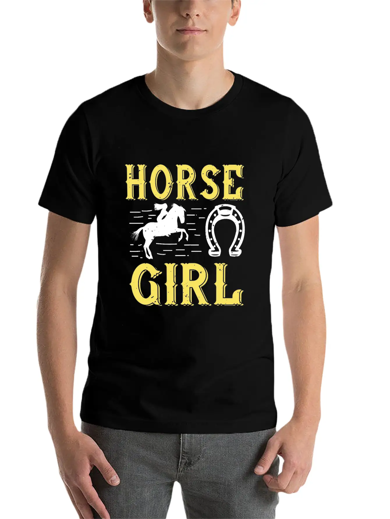 Horse Girl Relaxed Everyday Tee – Lightweight And Durable Cotton