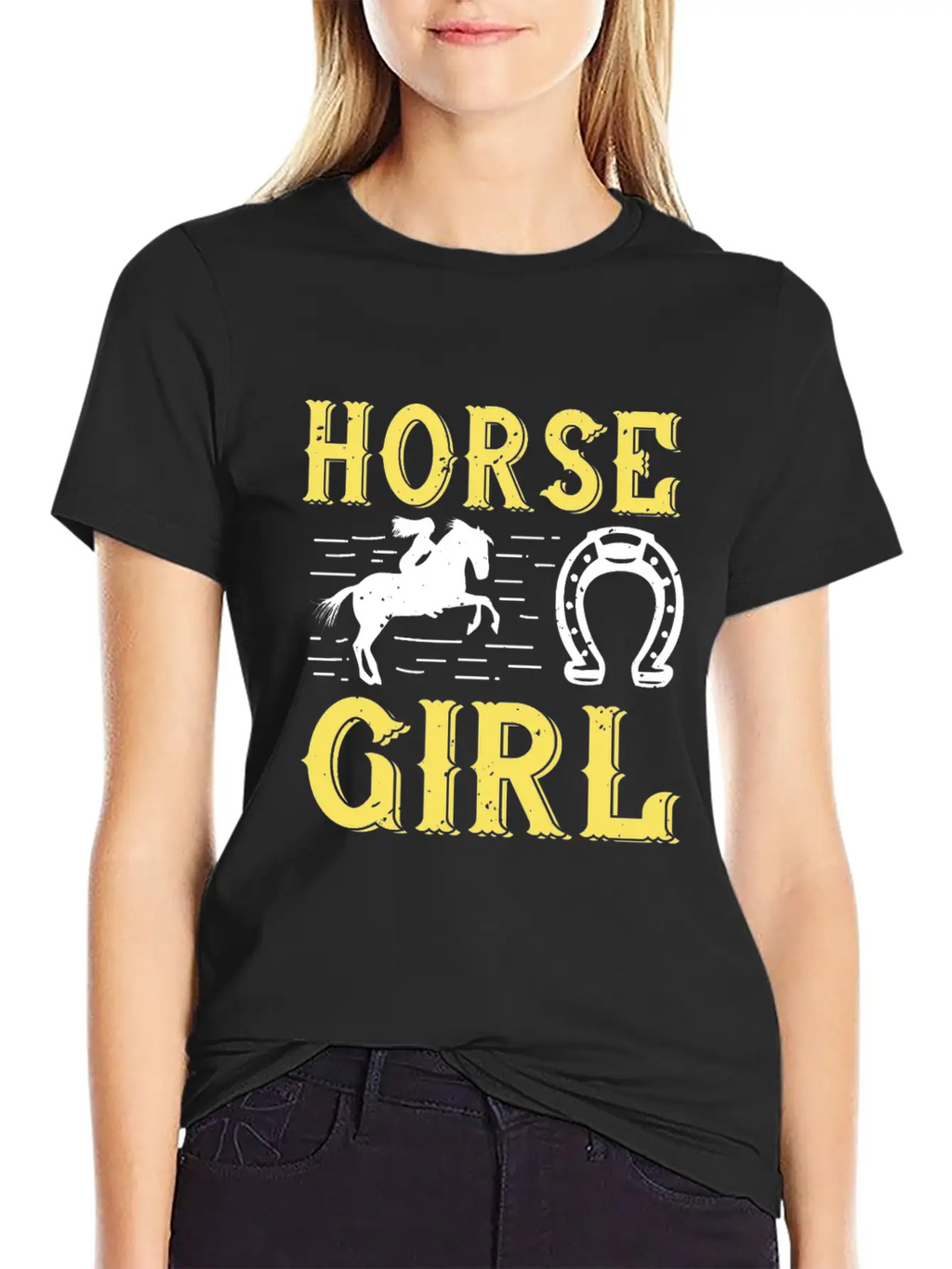 Horse Girl Relaxed Everyday Tee – Lightweight And Durable Cotton