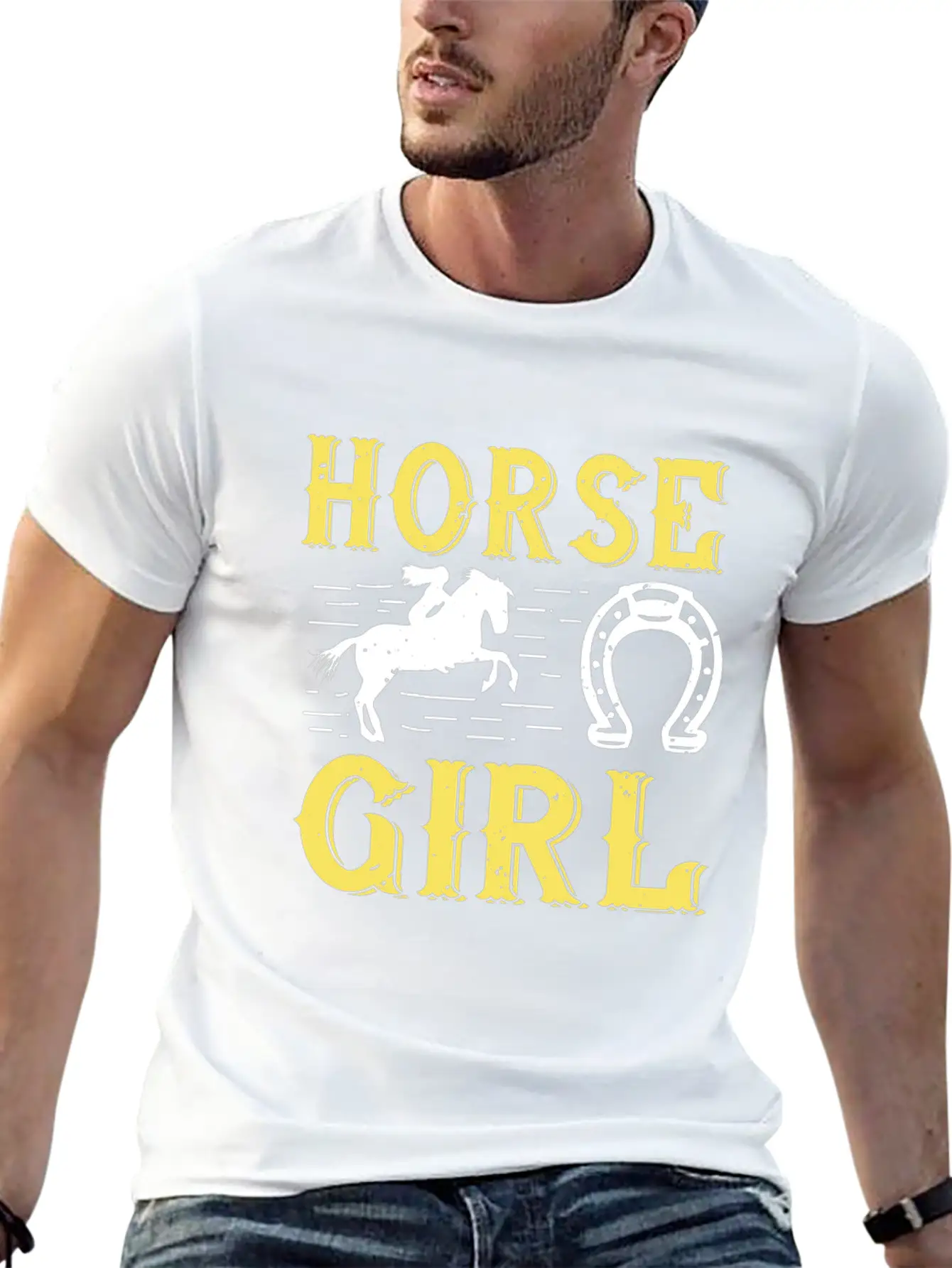 Horse Girl Relaxed Everyday Tee – Lightweight And Durable Cotton