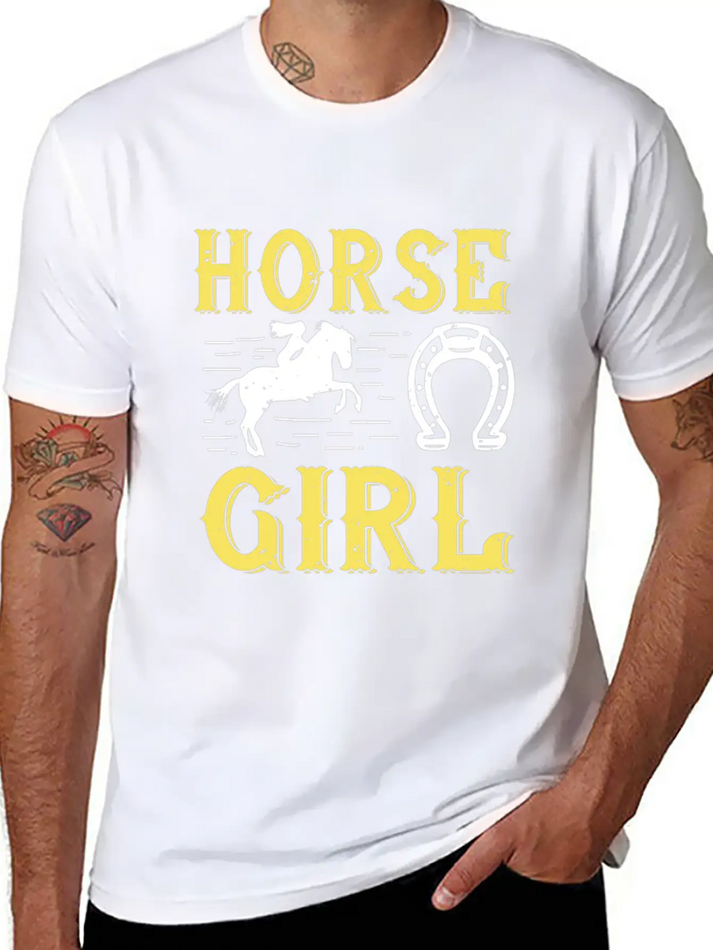Horse Girl Relaxed Everyday Tee – Lightweight And Durable Cotton