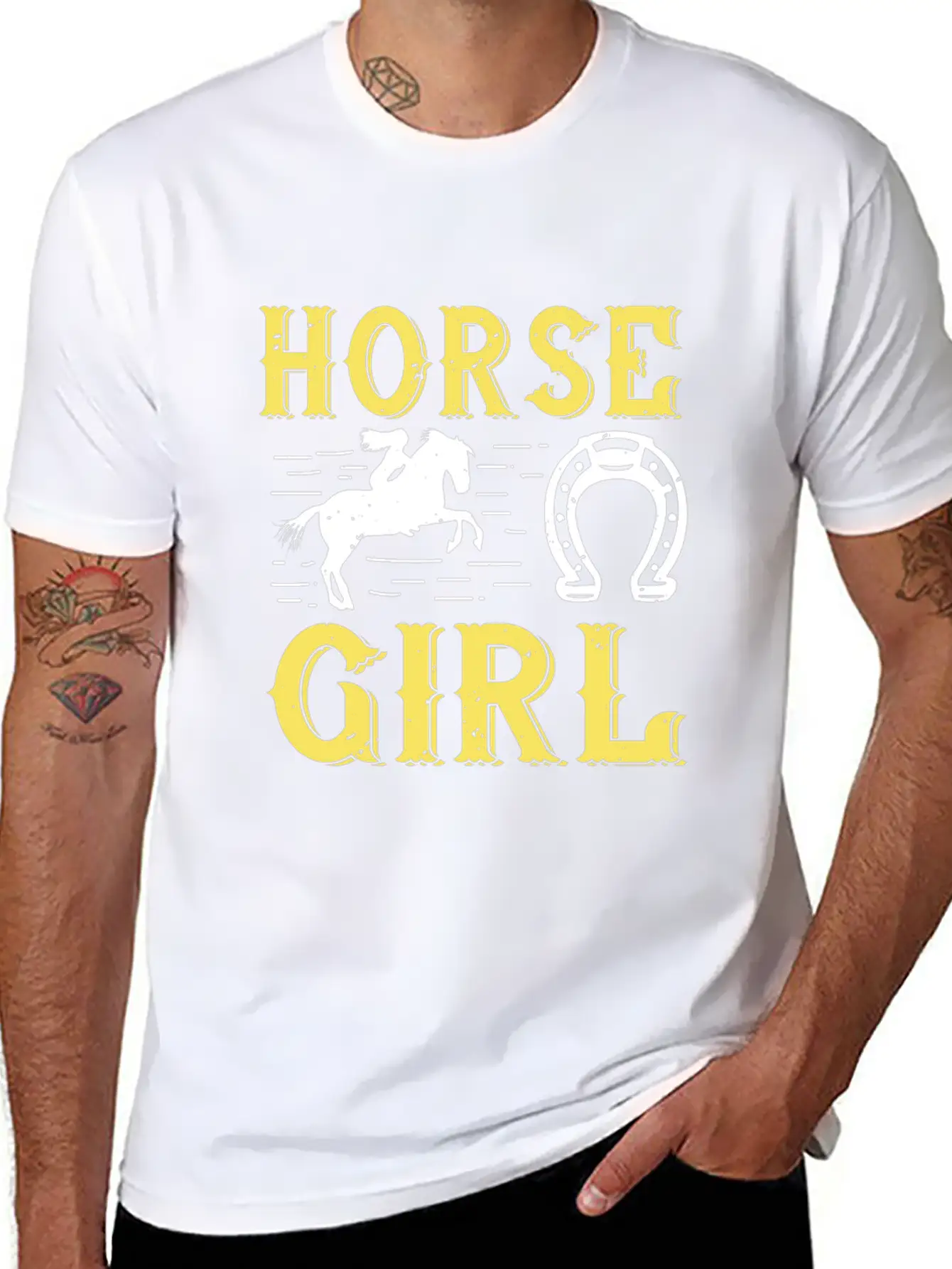 Horse Girl Relaxed Everyday Tee – Lightweight And Durable Cotton