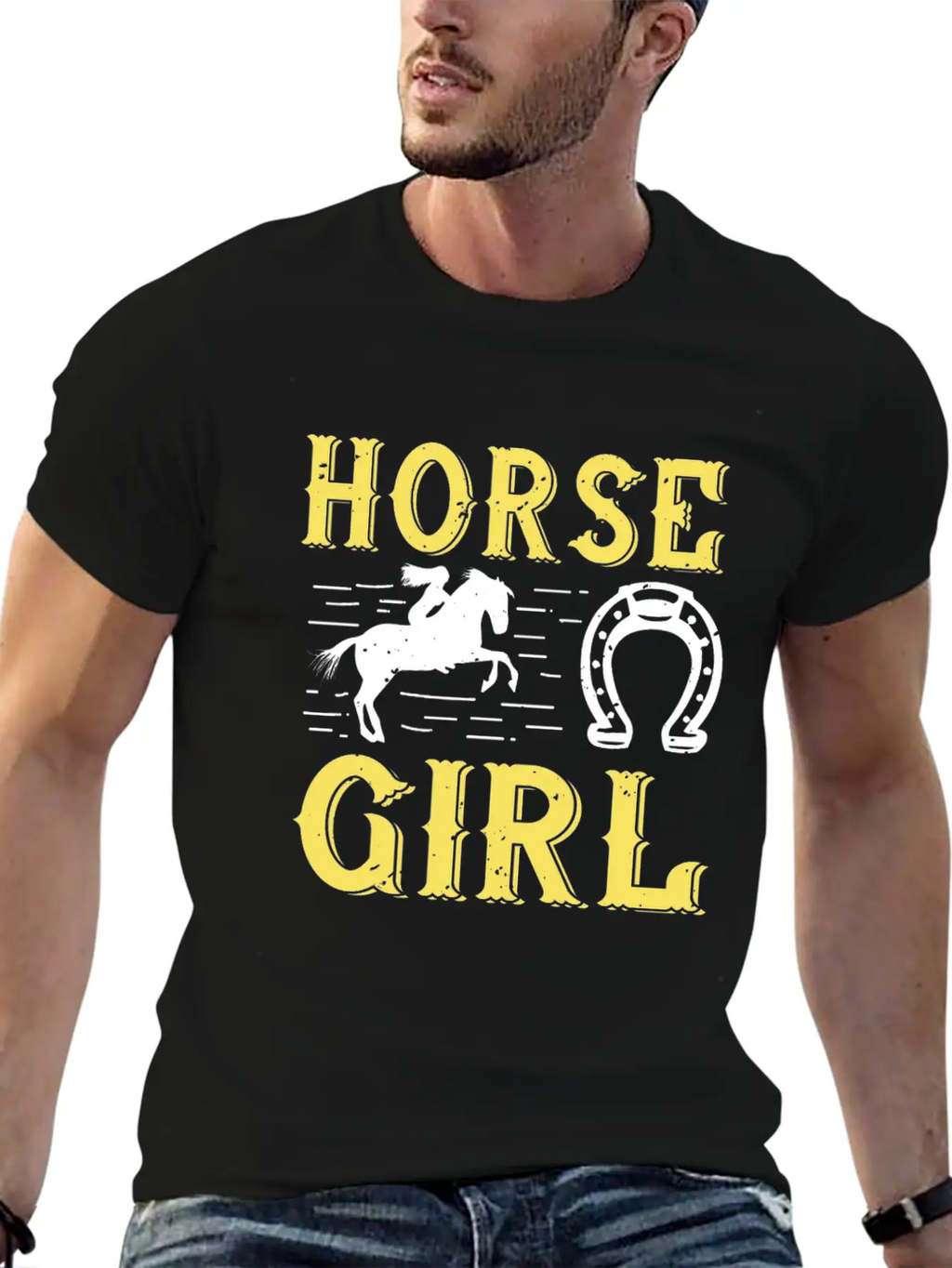 Horse Girl Relaxed Everyday Tee – Lightweight And Durable Cotton