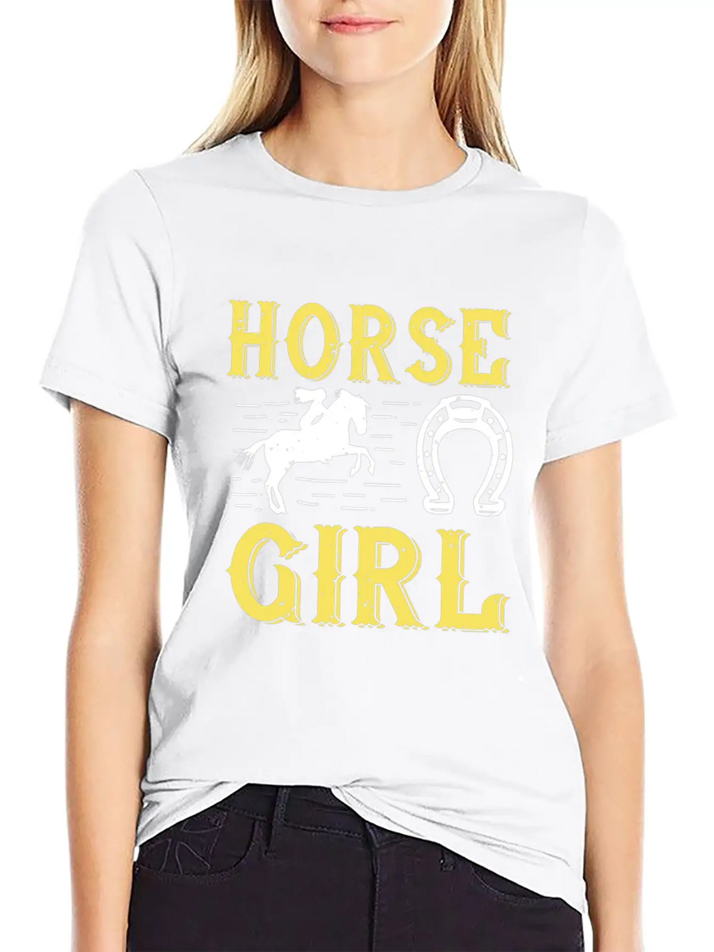 Horse Girl Relaxed Everyday Tee – Lightweight And Durable Cotton