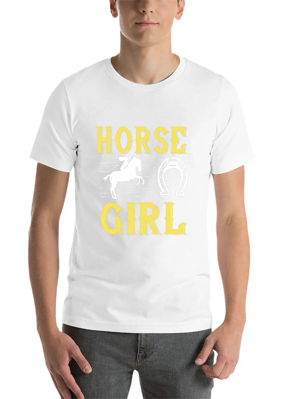 Horse Girl Relaxed Everyday Tee – Lightweight And Durable Cotton