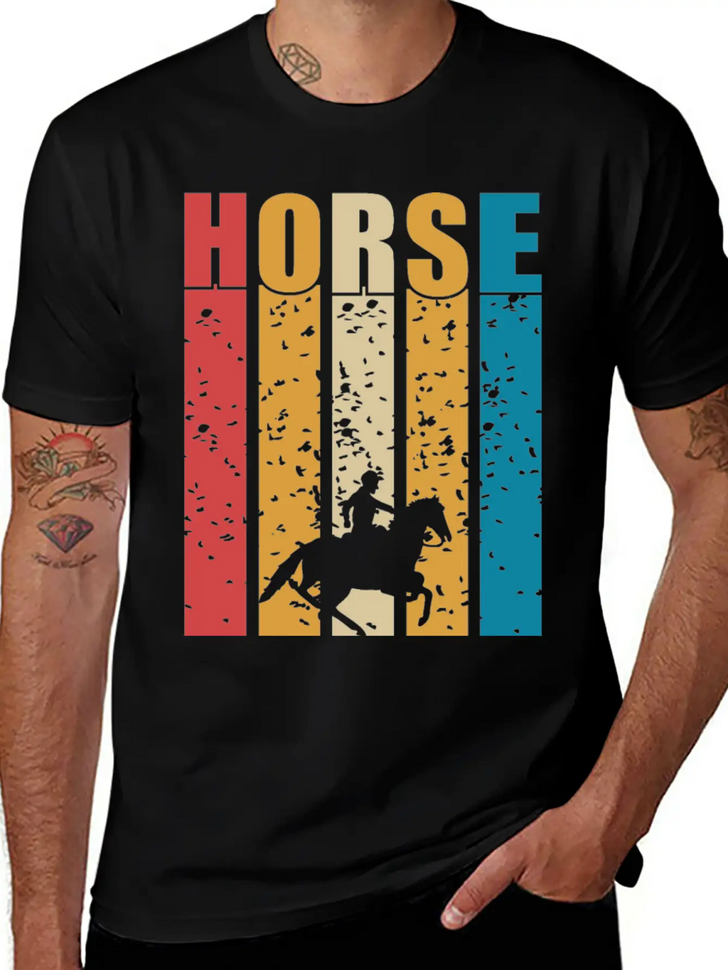 Horse Give Me Confidence Classic Cotton Tee – Unisex Comfort For Any Season
