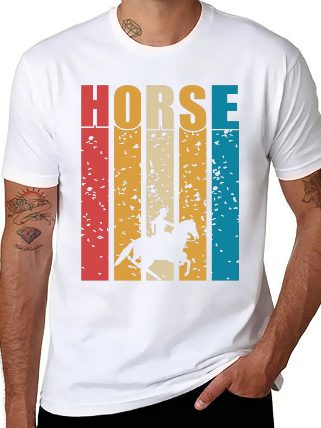 Horse Give Me Confidence Classic Cotton Tee – Unisex Comfort For Any Season
