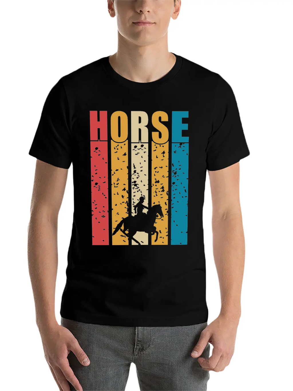 Horse Give Me Confidence Classic Cotton Tee – Unisex Comfort For Any Season