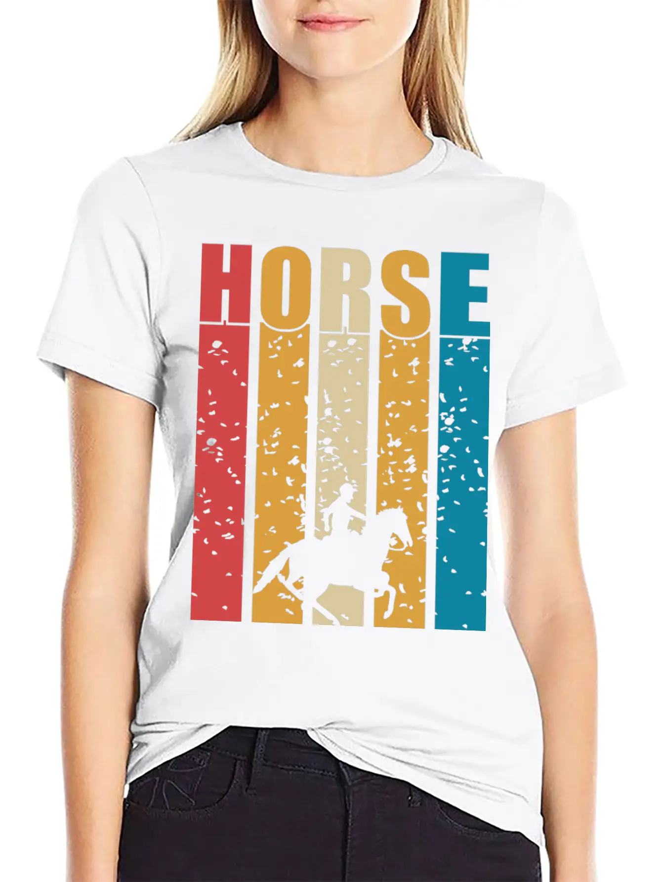 Horse Give Me Confidence Classic Cotton Tee – Unisex Comfort For Any Season