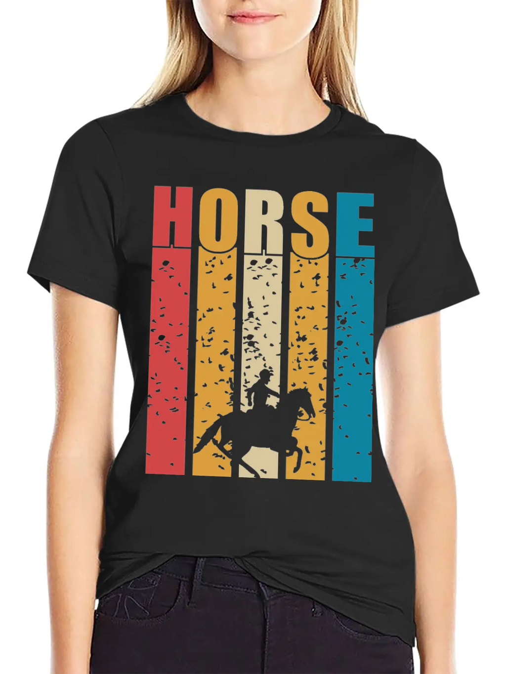 Horse Give Me Confidence Classic Cotton Tee – Unisex Comfort For Any Season