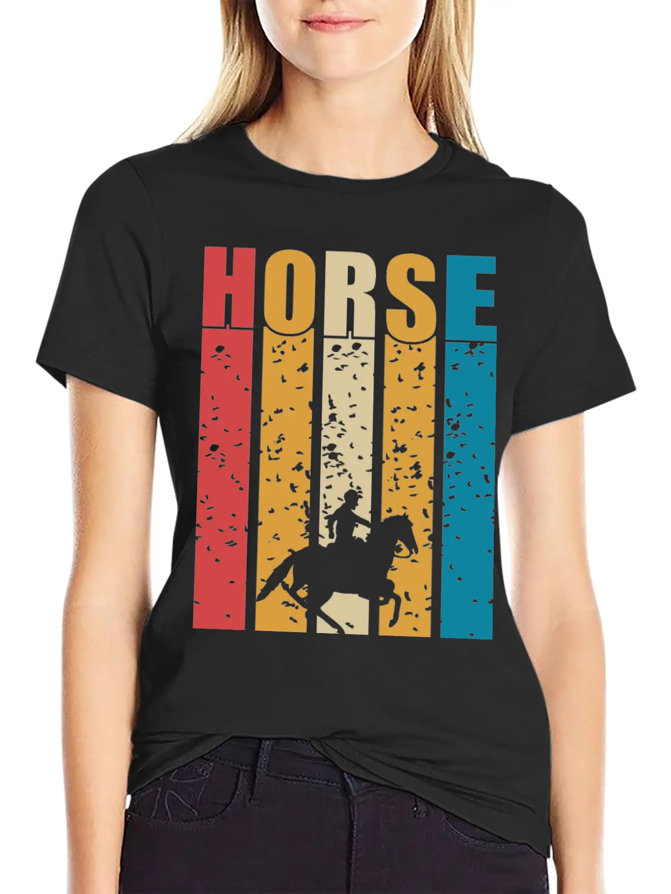 Horse Give Me Confidence Classic Cotton Tee – Unisex Comfort For Any Season