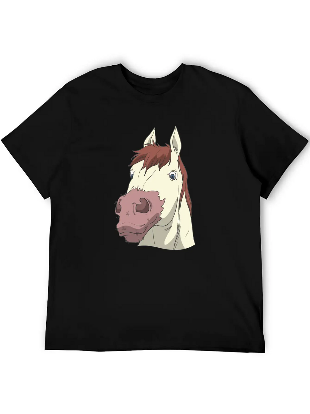 Horse Head Classic Cotton Tee – Unisex Comfort For Any Season