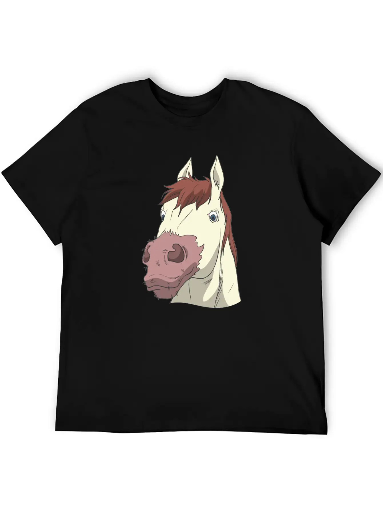 Horse Head Classic Cotton Tee – Unisex Comfort For Any Season