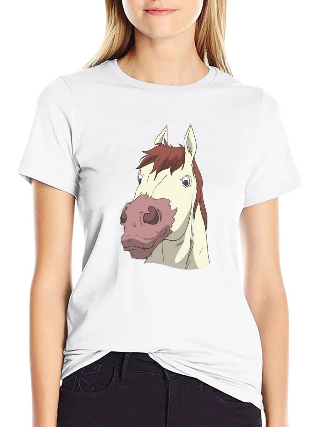 Horse Head Classic Cotton Tee – Unisex Comfort For Any Season
