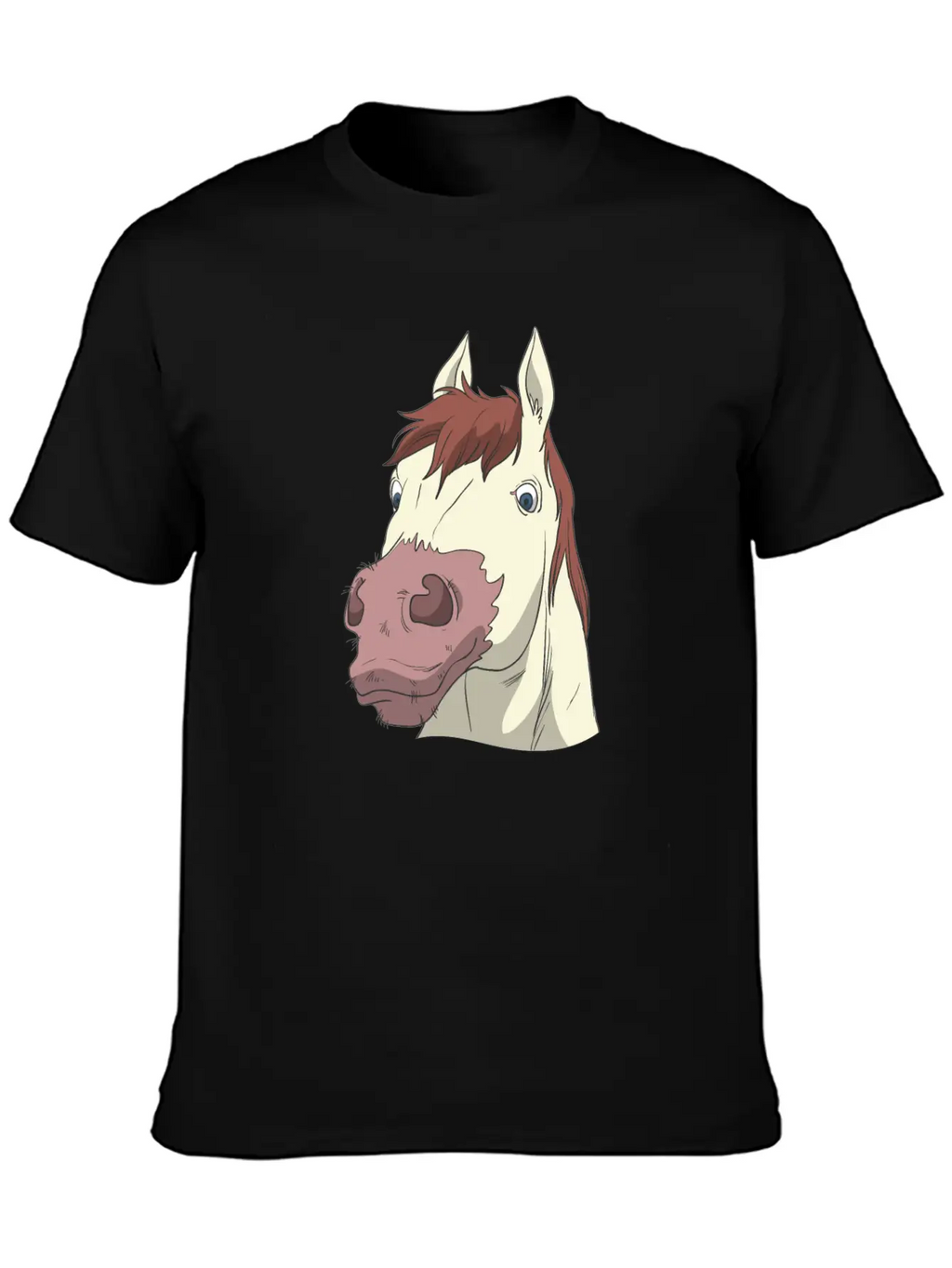 Horse Head Classic Cotton Tee – Unisex Comfort For Any Season