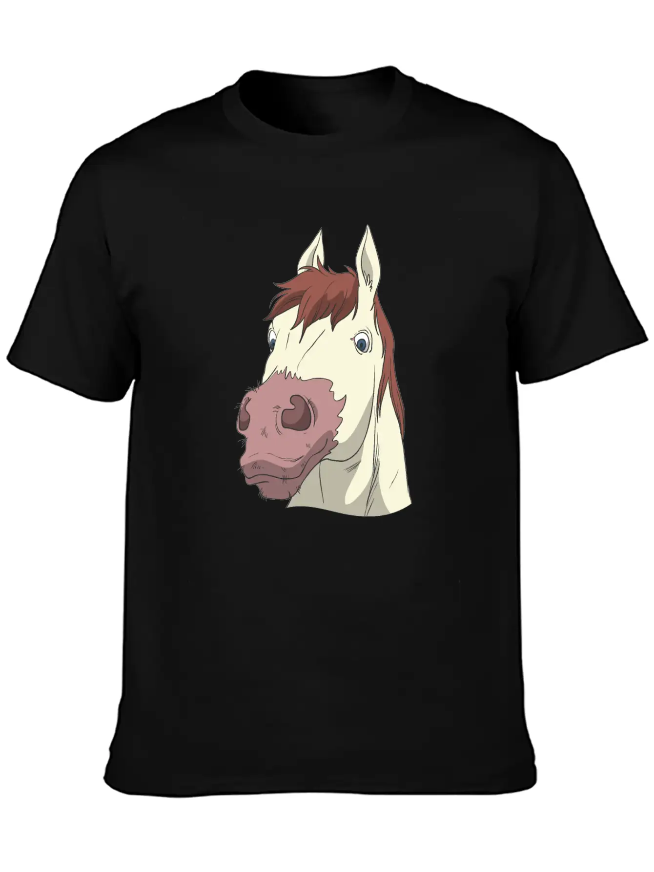 Horse Head Classic Cotton Tee – Unisex Comfort For Any Season