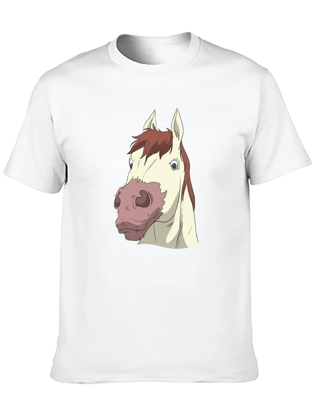 Horse Head Classic Cotton Tee – Unisex Comfort For Any Season