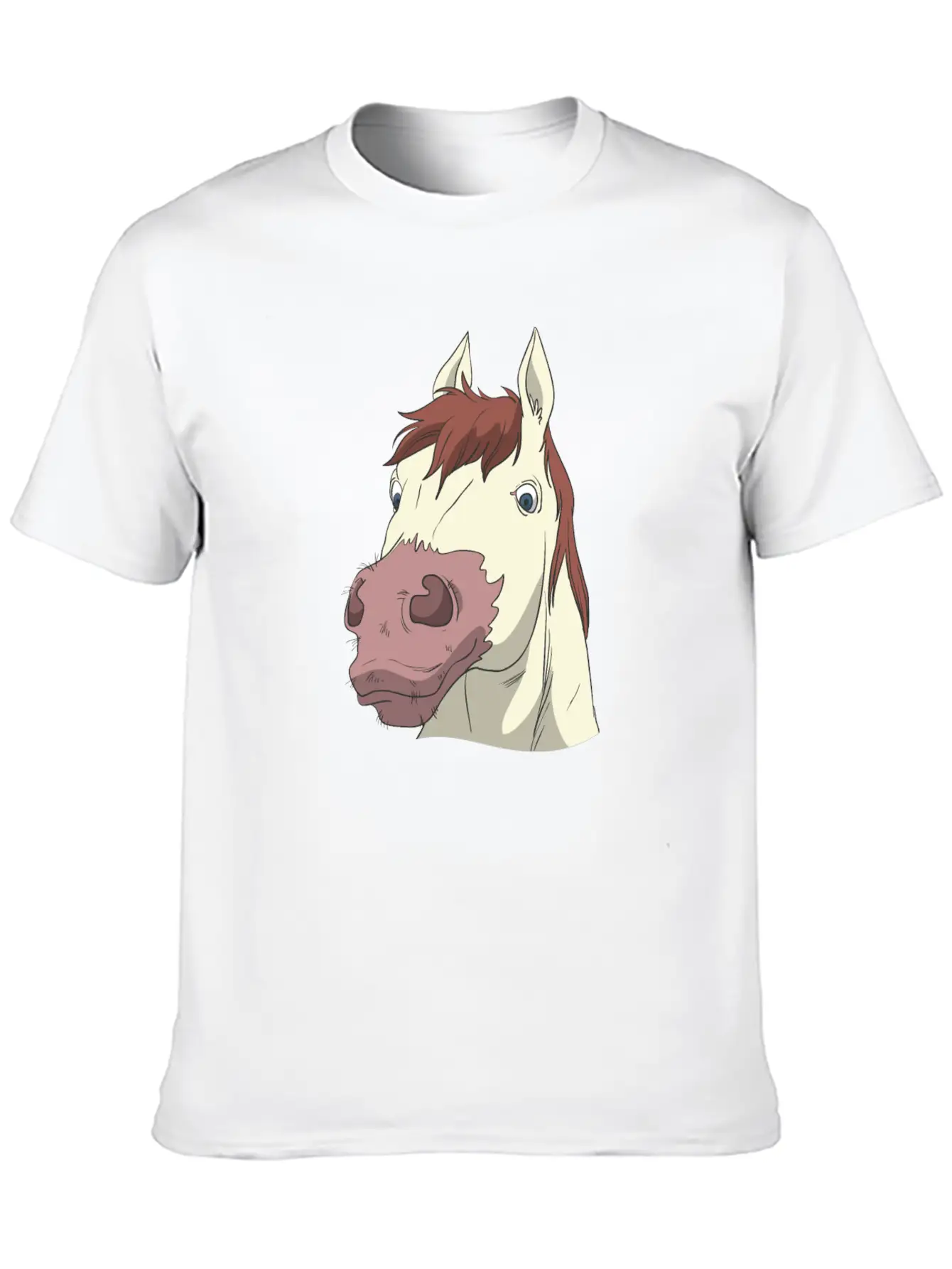 Horse Head Classic Cotton Tee – Unisex Comfort For Any Season