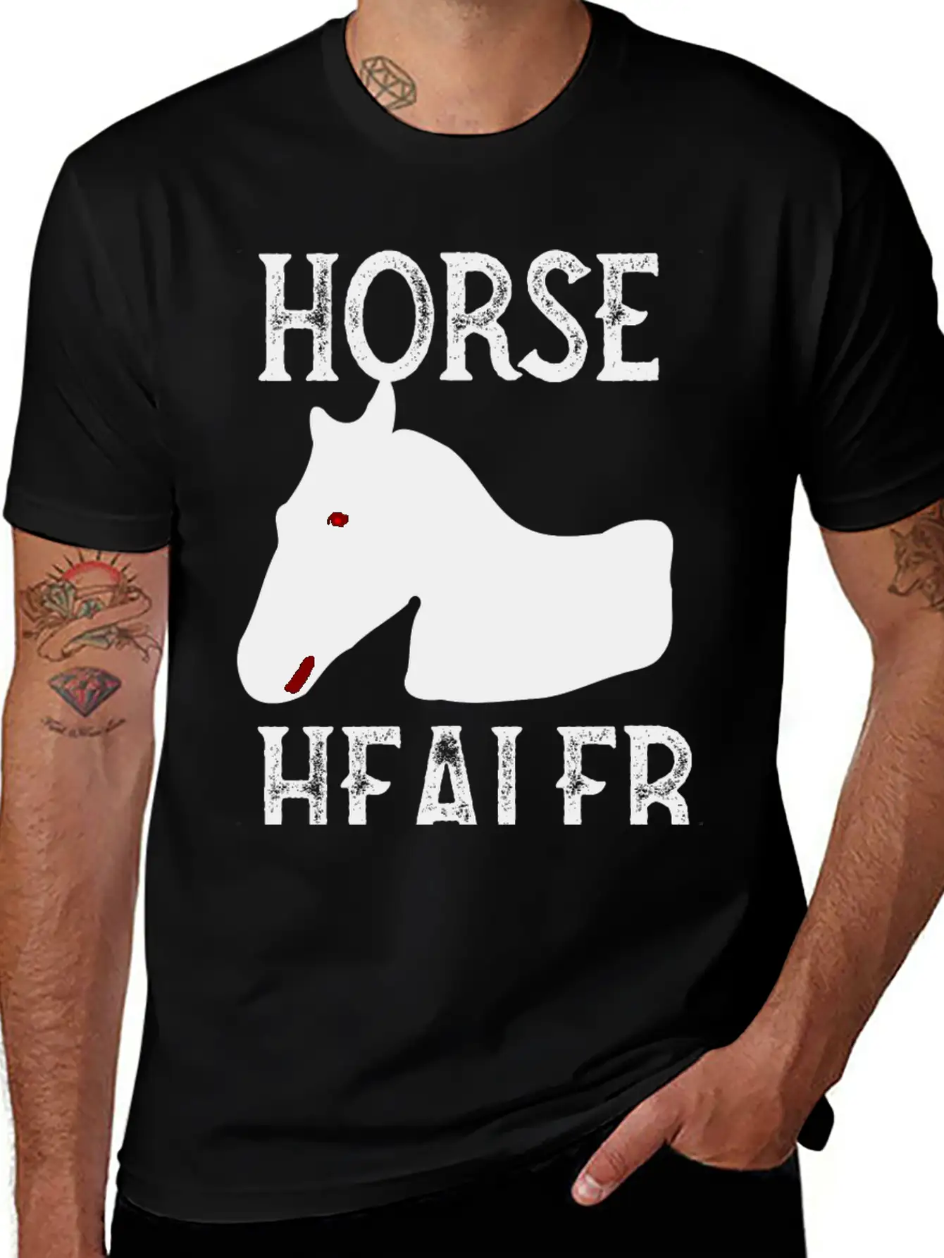 Horse Healer Breathable Graphic T-Shirt – Perfect For Casual Days