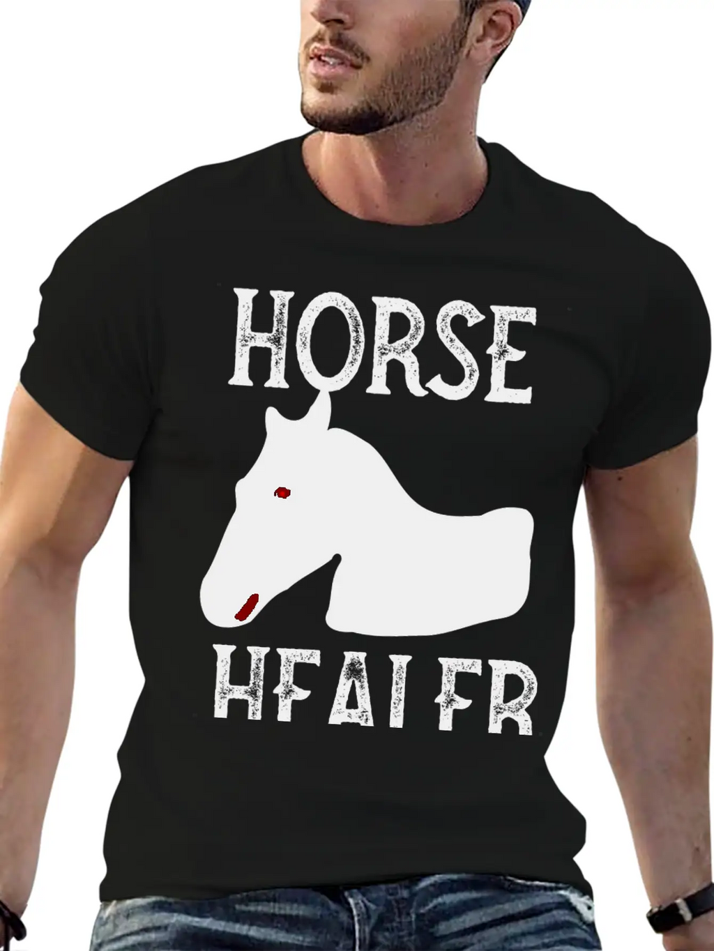 Horse Healer Breathable Graphic T-Shirt – Perfect For Casual Days