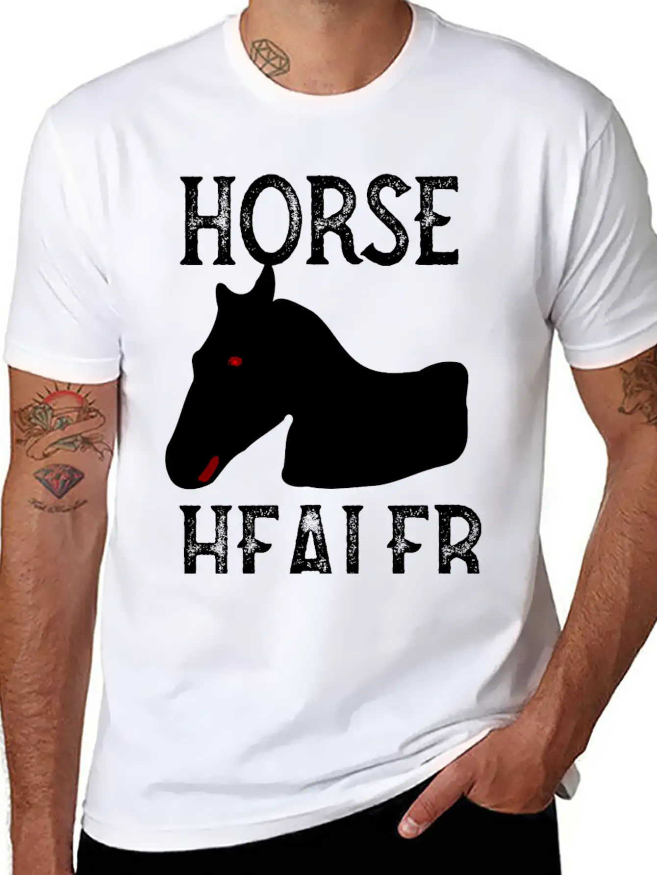 Horse Healer Breathable Graphic T-Shirt – Perfect For Casual Days