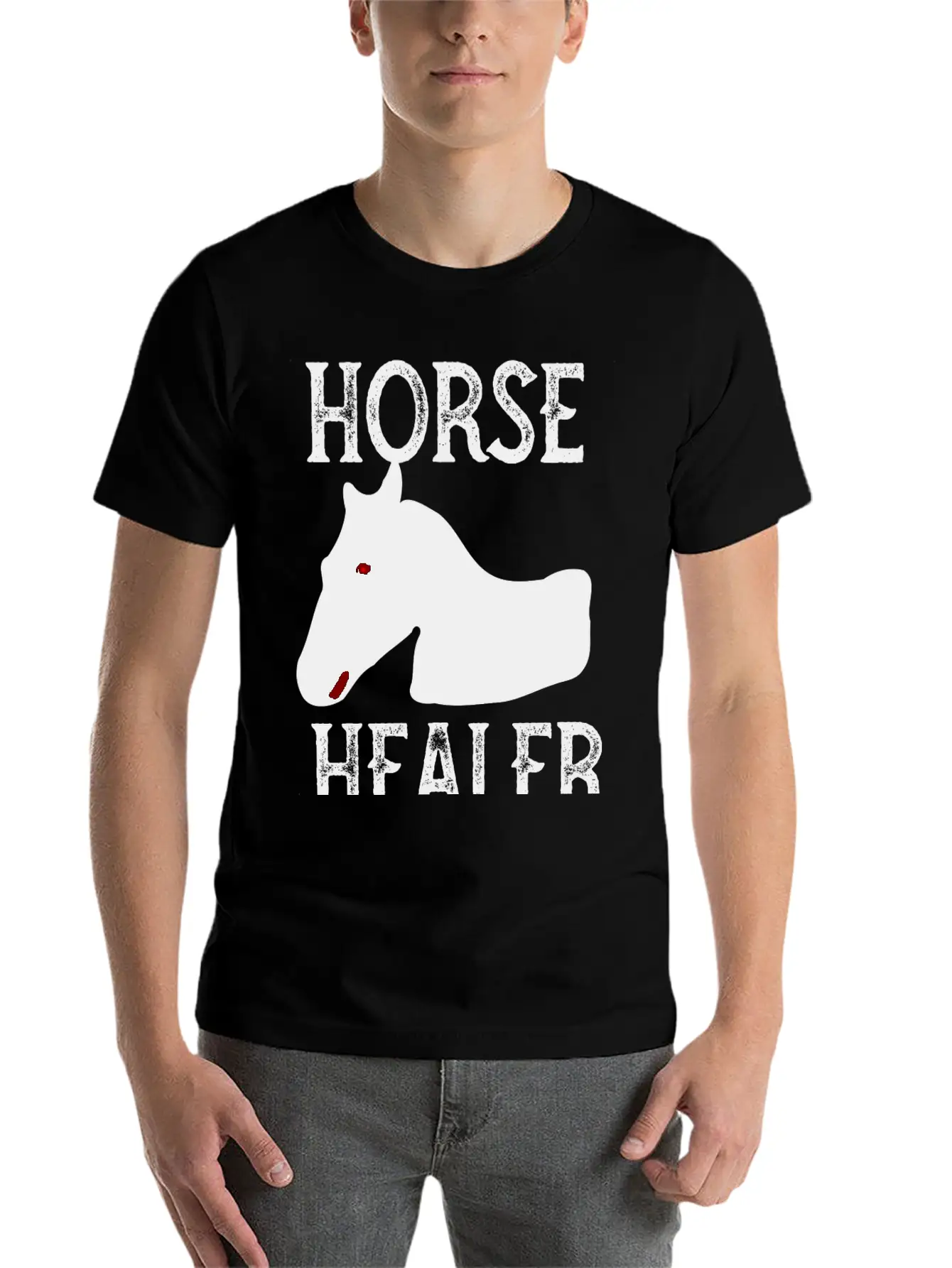 Horse Healer Breathable Graphic T-Shirt – Perfect For Casual Days