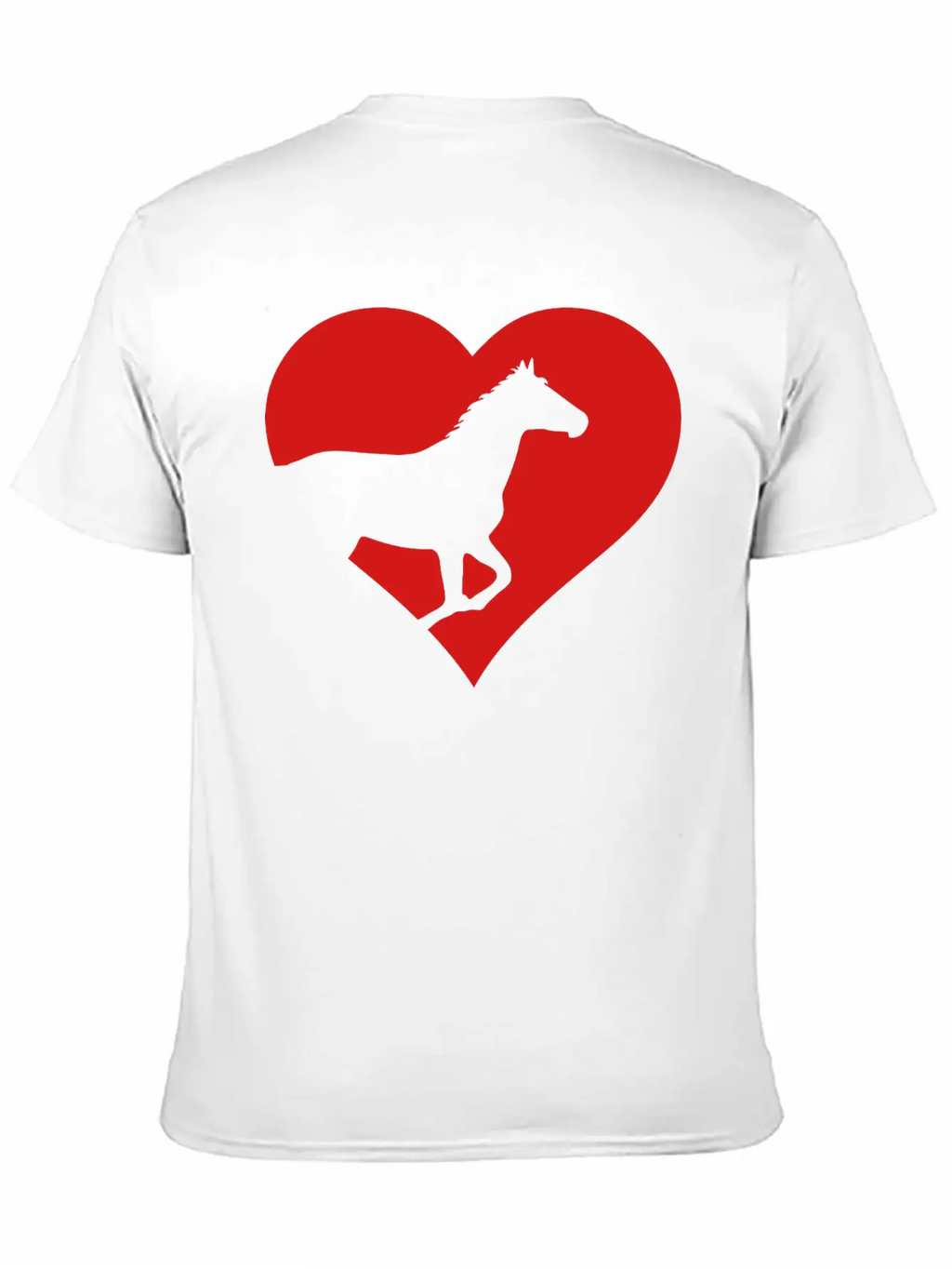 Horse Heart Basic Graphic T-Shirt – Daily Comfort In Soft Cotton