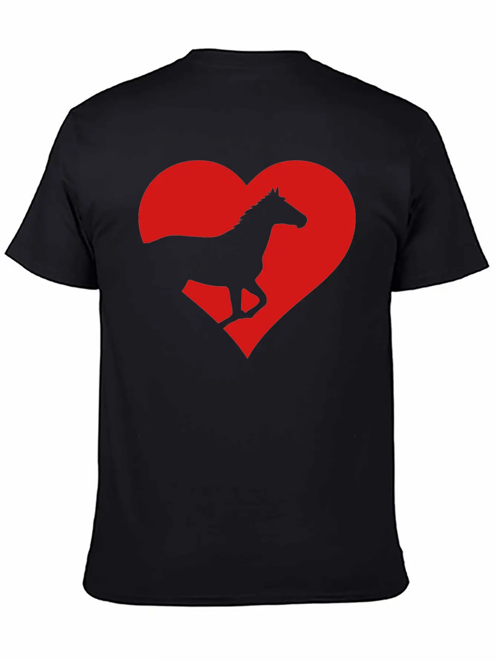 Horse Heart Basic Graphic T-Shirt – Daily Comfort In Soft Cotton