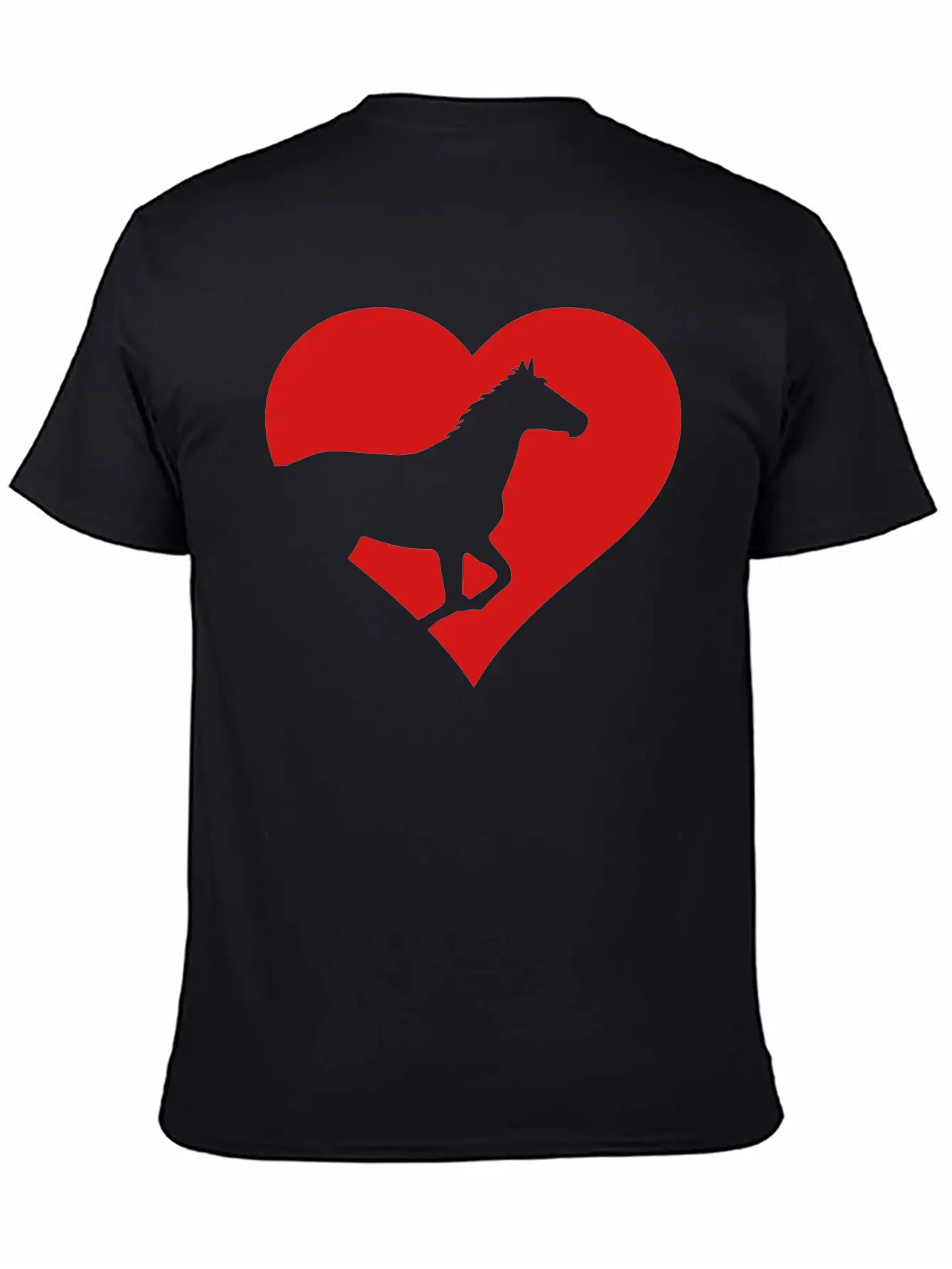 Horse Heart Basic Graphic T-Shirt – Daily Comfort In Soft Cotton