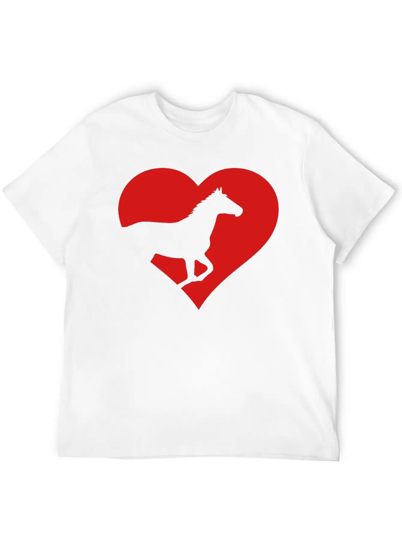 Horse Heart Basic Graphic T-Shirt – Daily Comfort In Soft Cotton