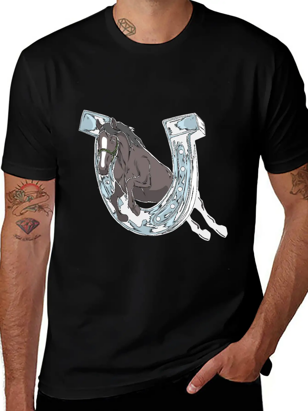 Horse Hoof Horse Lover Hoof Horse Motif Classic Cotton Tee – Unisex Comfort For Any Season