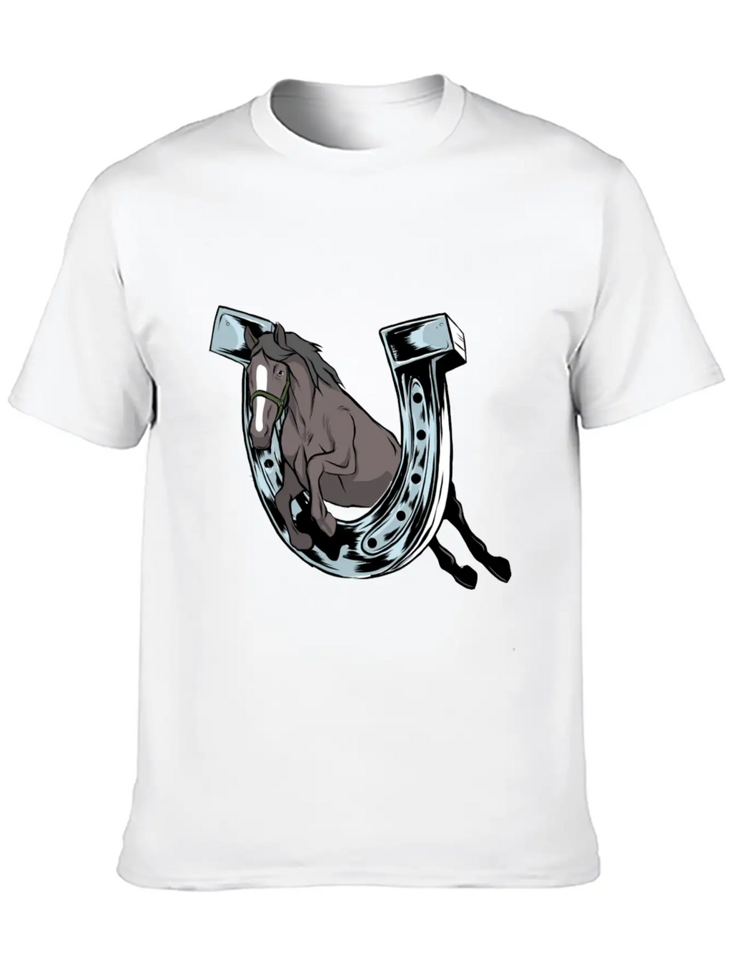 Horse Hoof Horse Lover Hoof Horse Motif Classic Cotton Tee – Unisex Comfort For Any Season
