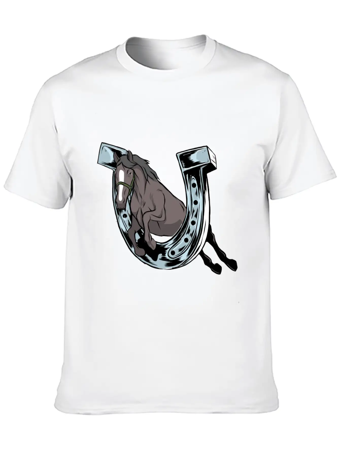 Horse Hoof Horse Lover Hoof Horse Motif Classic Cotton Tee – Unisex Comfort For Any Season