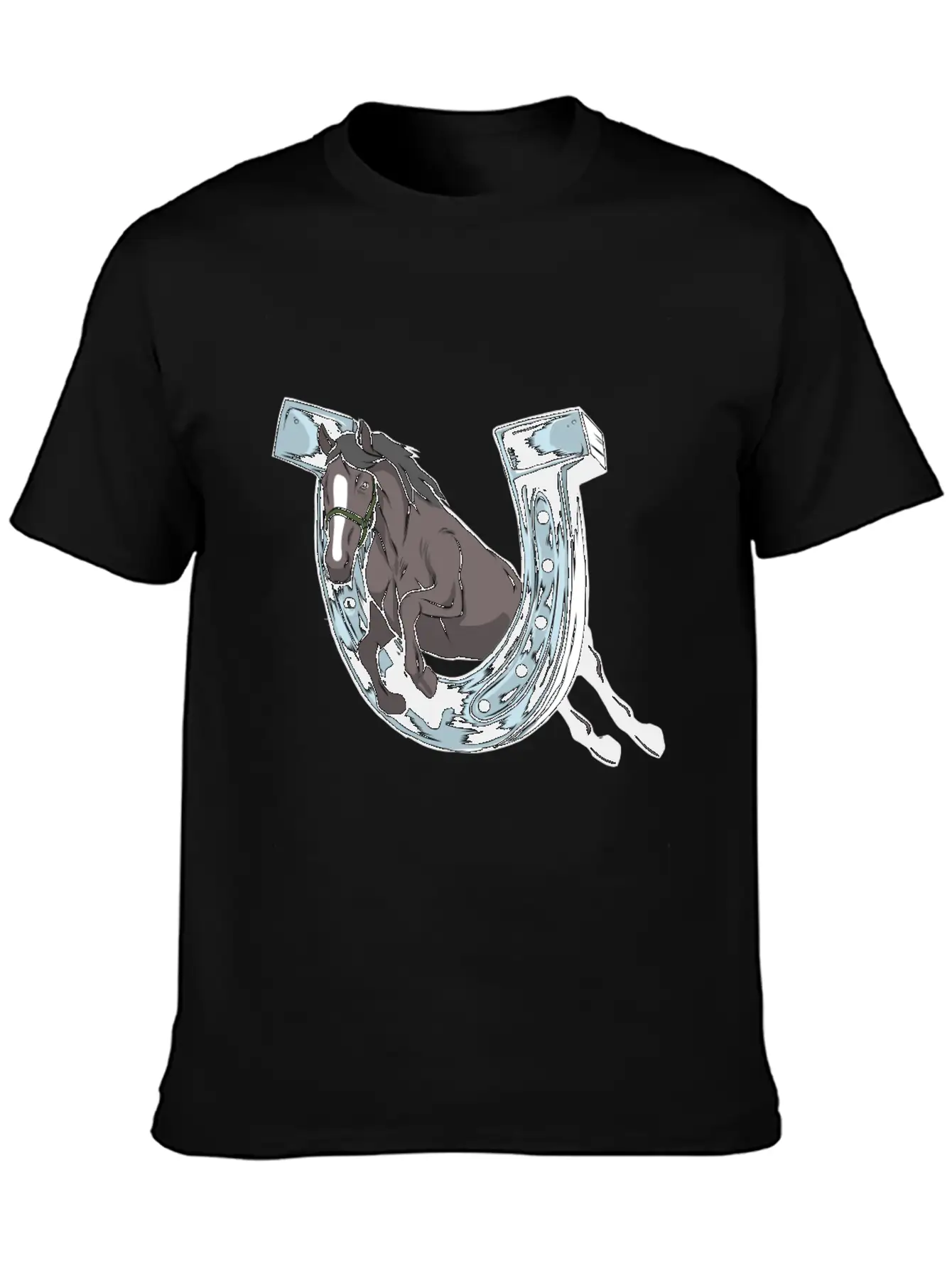 Horse Hoof Horse Lover Hoof Horse Motif Classic Cotton Tee – Unisex Comfort For Any Season