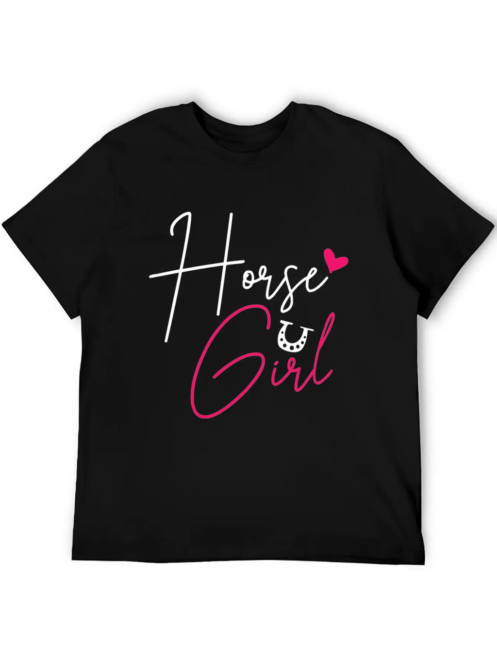 Horse Horseback Riding Equestrian Cowgirl Basic Graphic T-Shirt – Daily Comfort In Soft Cotton